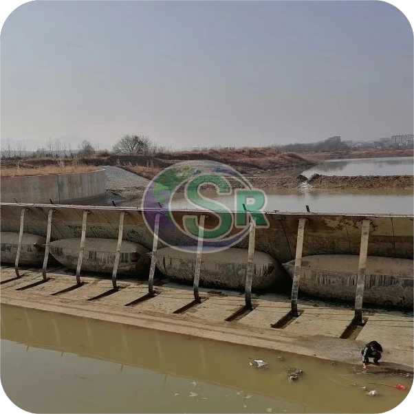 Automatisk Spillway Steel Shield Rubber Dam
